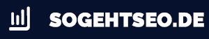 Logo SoGehtSEO White
